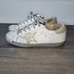 Golden Goose GGDB Superstar White Sneakers Size 37